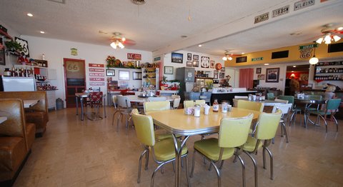 Le MidPoint Café à Adrian, TX.
