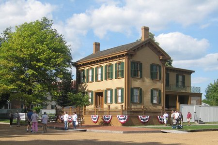 La maison de Lincoln à Springfield (photo CC Flickr/Gage Grove 91)
