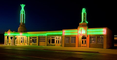 La U Drop Inn de Shamrock, Texas (photo CC Flickr/Gouldy99)